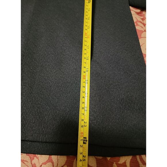 Zara Trafaluc Black Mock Neck Embroidered Sleeves Pullover Sweater - Picture 4 of 8